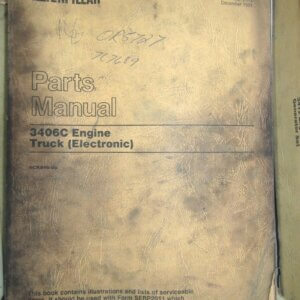 Caterpillar 3406C Engine Truck (Electronic) Parts Manual 4CK846-up