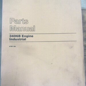 Caterpillar 3406B Engine Industrial Parts Manual 6TB1-up
