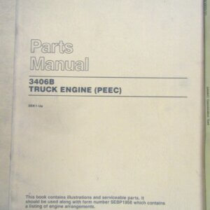 Caterpillar 3406B Truck Engine (PEEC) Parts Manual 2EK1-up