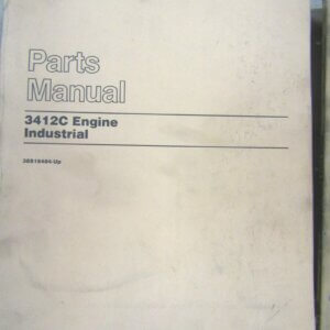 Caterpillar 3412C Engine Industrial Parts Manual 38S16484-up
