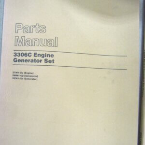 Caterpillar 3306C Engine Generator Set Parts Manual 2TM1-up