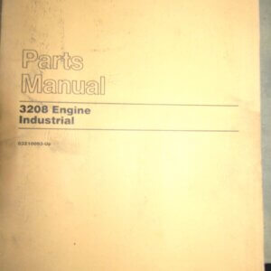 Caterpillar 3208 Engine Industrial Parts Manual 03Z10093-up