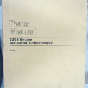 Caterpillar 3208 Engine Industrial Turbocharged Parts Manual 3Z1-up