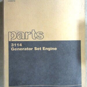 Caterpillar 3114 Generator Set Engine Parts Manual 5JG1-up