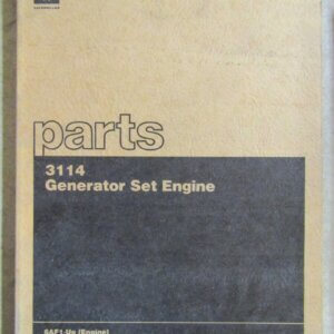 Caterpillar 3114 Generator Set Engine Parts Manual 6AF1-up