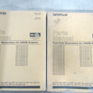 Caterpillar Four-Pole Generators For 3500B Engines Parts Manual Volume I-II