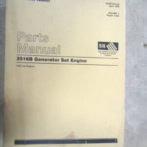 Caterpillar 3516B Generator Set Engine Parts Manual Volume I 7RN1-up