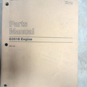 Caterpillar G3516 Engine Parts Manual 3RC1-up