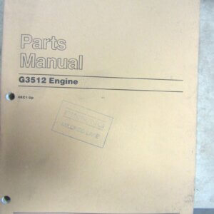 Caterpillar G3512 Engine Parts Manual 4KC1-up