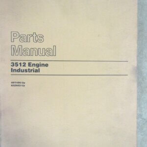 Caterpillar 3512 Engine Industrial Parts Manual 49Y486-up/65Z602-up