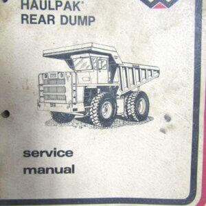 WABCO HAULPAK Rear Dump Wagon Model 35L Service Manual