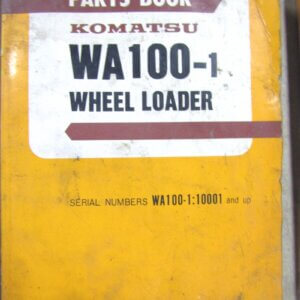 Komatsu WA100 Wheel Loader Parts Book
