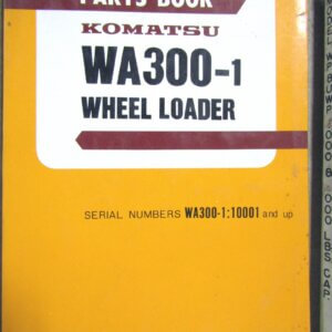 KOMATSU WA300 Wheel Loader Parts Book