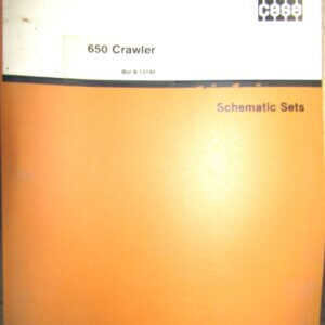 Case 650 Crawler Bur 8 13140 Schematic Wiring Sets