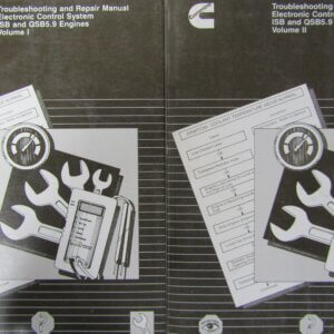 Cummins ISB QSB5.9 Engines Electronic Control System Troubleshooting and Repair Manual Volumes I and II