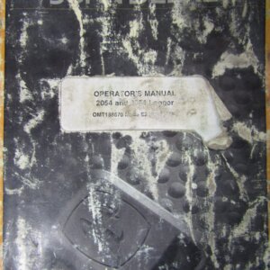OMT188670 John Deere 2054 and 2554 Logger Operators Manual