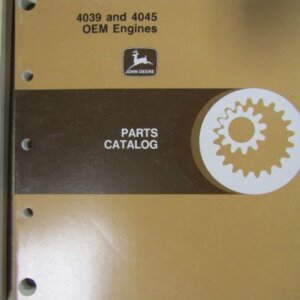 PC2305 John Deere 4039 and 4045 OEM Engines Parts Catalog