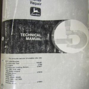 TM1482 John Deere 643D Feller Buncher Repair Technical Manual