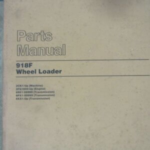 2CK1 Caterpillar 918F Wheel Loader Powered by 3114 Engine Parts Manual
