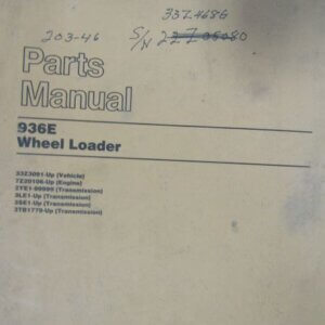 33Z3091 Caterpillar 936E Wheel Loader Powered by 3304 Engine Parts Manual