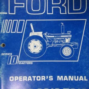 Ford Series 10 Tractors 5610 6610 7610 Operators Manual