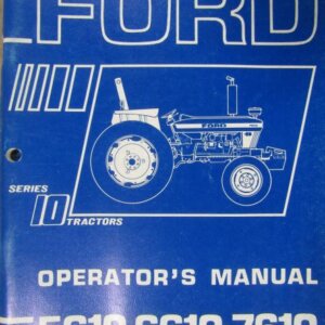 Ford 5610 6610 7610 Series 10 Tractors Operators Manual