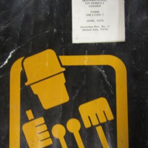 International 125 Series E Loader Operators Manual