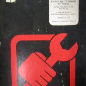 Dresser TD20 Series E Crawler Tractor Chassis Service Manual