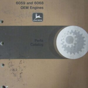 John Deere 6059 and 6068 OEM Engine Parts Catalog