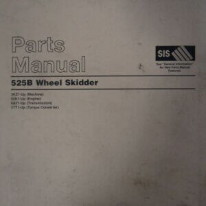 Caterpillar 525B Wheel Skidder Parts Manual Volume 1 and 2