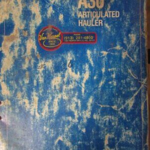 Volvo A30 Articulated Hauler Parts Catalog