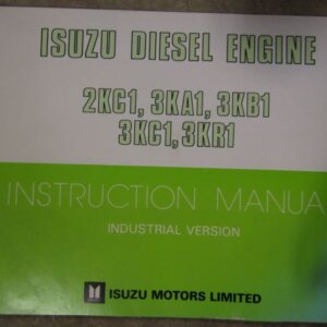Isuzu 2KC1 3KA1 3KB1 3KC1 3KR1 Diesel Engine Instruction Manual