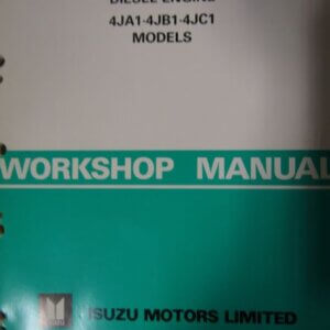 Isuzu 4JA1 4JB1 4JC1 Industrial Diesel Engine Workshop Manual