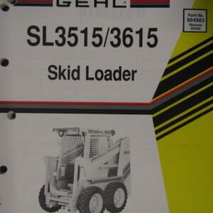 Gehl SL3515 3615 Skid Loader Operators Manual