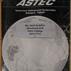 ASTEC DD2024 Earth Pro Directional Drill Parts Catalog