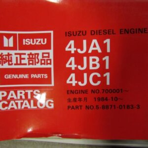 Isuzu Diesel Engine 4JA1 4JB1 4JC1 Parts Catalog