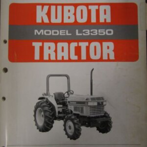 Kubota Model L3350 Tractor Parts List