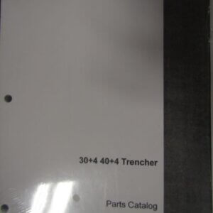 Case 30 + 4 40 + 4 Trencher Parts Catalog 8-1770