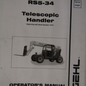 Gehl RS5-34 Telescopic Handler Operators Manual