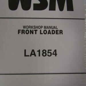 Kubota Model LA1854 Front Loader Workshop Service Repair Manual