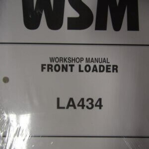 Kubota Model LA434 Front Loader Workshop Service Repair Manual