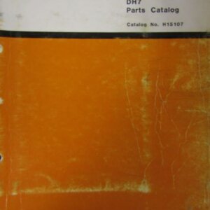 Case Davis DH7 Trencher Parts Catalog H15107
