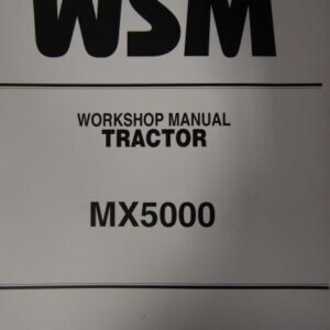 Kubota MX5000 Tractor Workshop Service Repair Manual