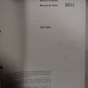 Deutz 2011 Engine Workshop Service Repair Manual