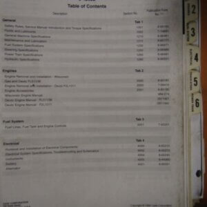 Case 630 Trencher Service Manual 842922