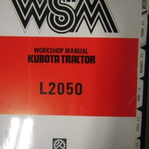 Kubota L2050 Tractor Workshop Service Repair Manual