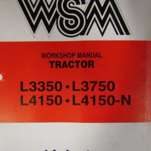 Kubota L3350 L3750 L4150 L4150N Tractor Workshop Service Repair Manual