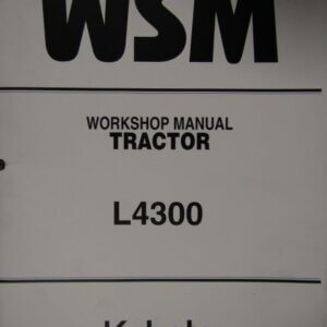 Kubota L4300 Tractor Workshop Service Repair Manual