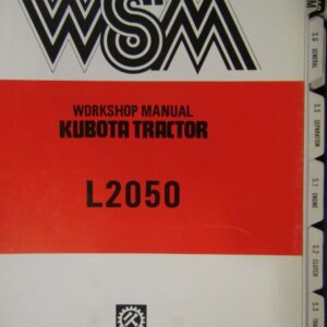 Kubota L2050 Tractor Workshop Service Repair Manual
