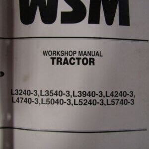 Kubota L32403 L35403 L39403 L42403 L47403 L50403 L53403 L57403 Tractor Workshop Service Repair Manual